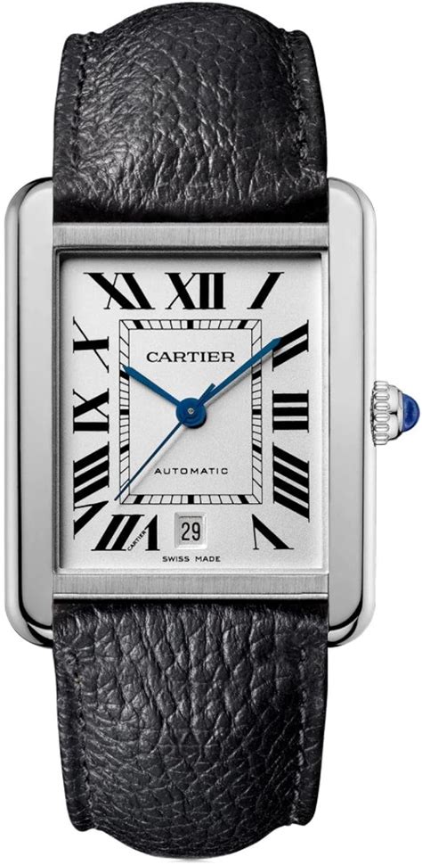 montre cartier tank solo homme|cartier tank lc watch.